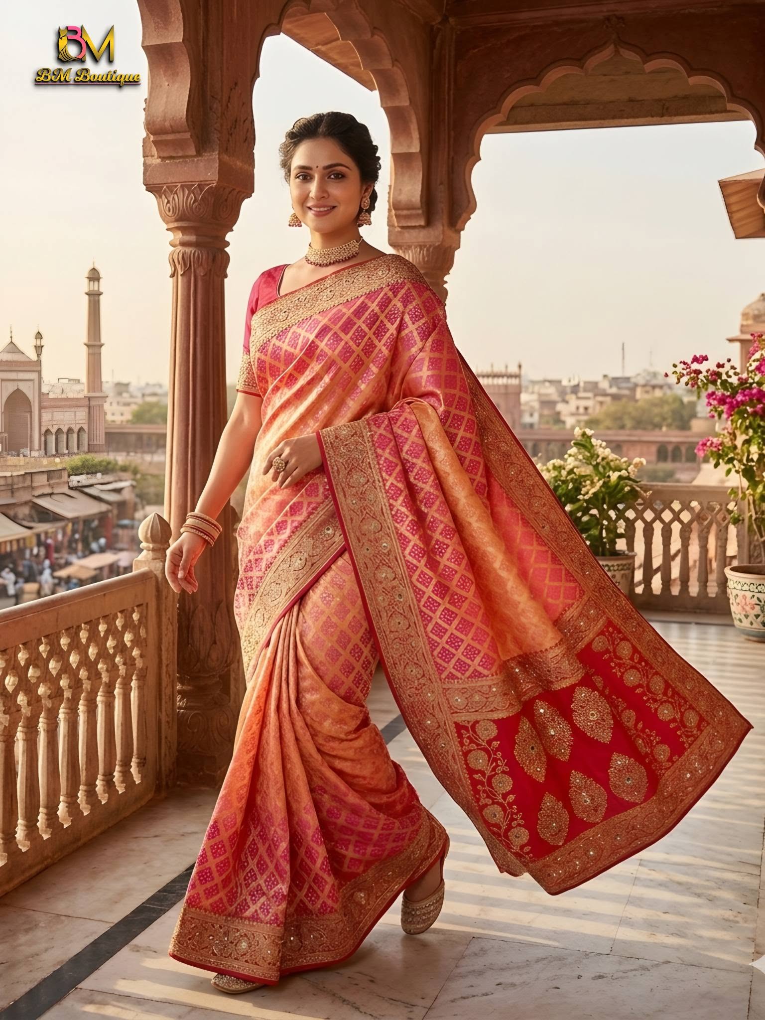 Festive saree